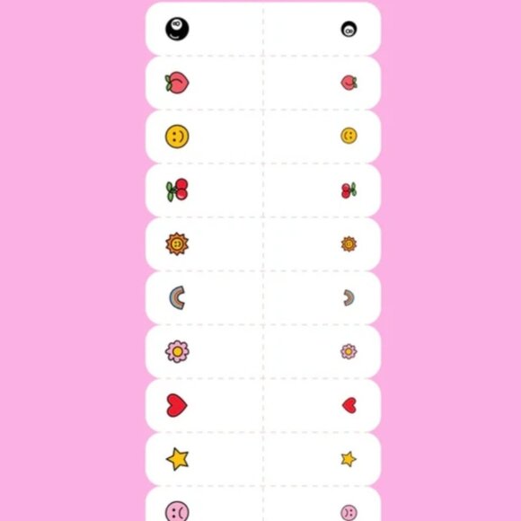 Hismile SmileStika Temporary Tooth Tattoo Fun Pack 1 Sheet - Picture 3 of 4